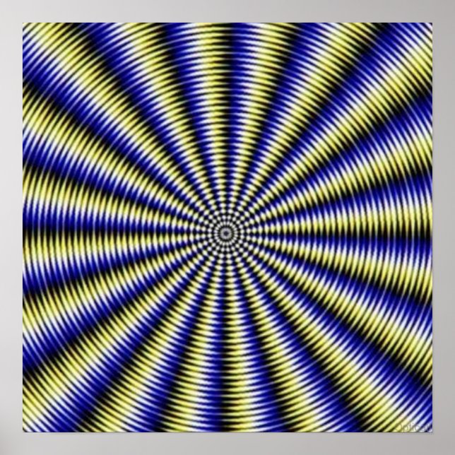 Optisk Illusion Poster (Framsidan)