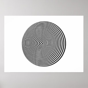 Optisk Illusion Poster