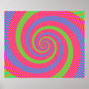 Optisk Illusion Poster