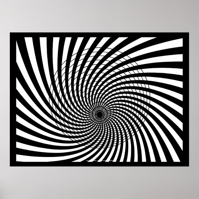OPTISK ILLUSION Poster I (Framsidan)