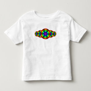Optisk Illusion Rainbow Kids and Baby Light Shirt T-shirt