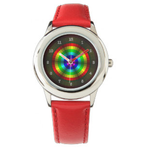 Optisk Illusion Rainbow Watch Armbandsur