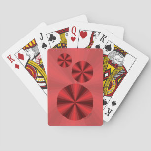 Optisk Illusion Red Classic-spelkort Spel Kort