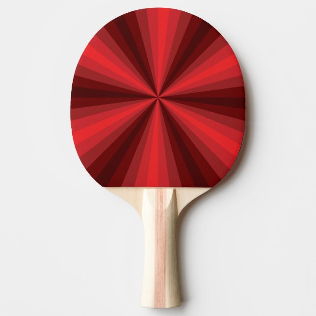 Optisk Illusion Red Ping Pong Paddle Pingisracket (Framsidan)