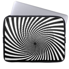 OPTISK ILLUSION Retro Art Laptop sleeve