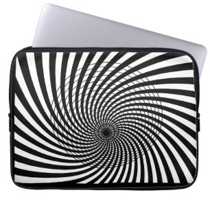 OPTISK ILLUSION Retro Art Laptop sleeve
