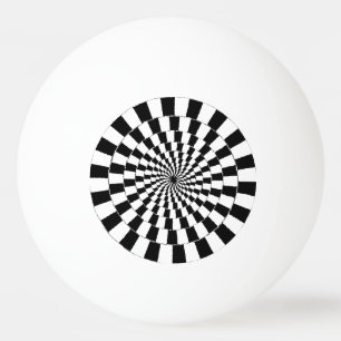 OPTISK ILLUSION Retro Art Pingisboll
