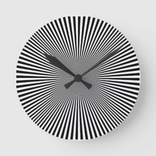 optisk illusion rund klocka