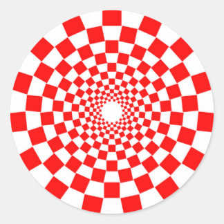 OPTISK ILLUSION RUNT KLISTERMÄRKE