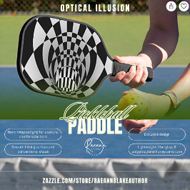 Optisk illusion specialdesignad Pickleball-paddle