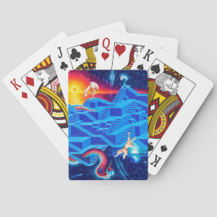 Optisk illusion spel kort