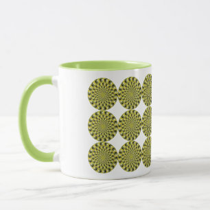 Optisk Illusion - Spinning Hjul Mugg