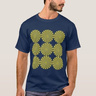 Optisk Illusion - Spinning Hjul T Shirt
