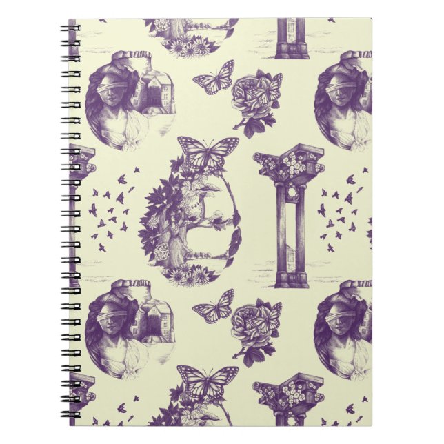 Optisk Illusion Spiral bärbar dator Anteckningsbok (Framsidan)