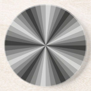 Optisk Illusion Svart Koppunderlägg