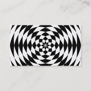 Optisk illusion visitkort