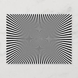 Optisk Illusion Vykort