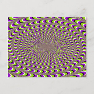 Optisk Illusion Vykort