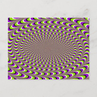 Optisk Illusion Vykort