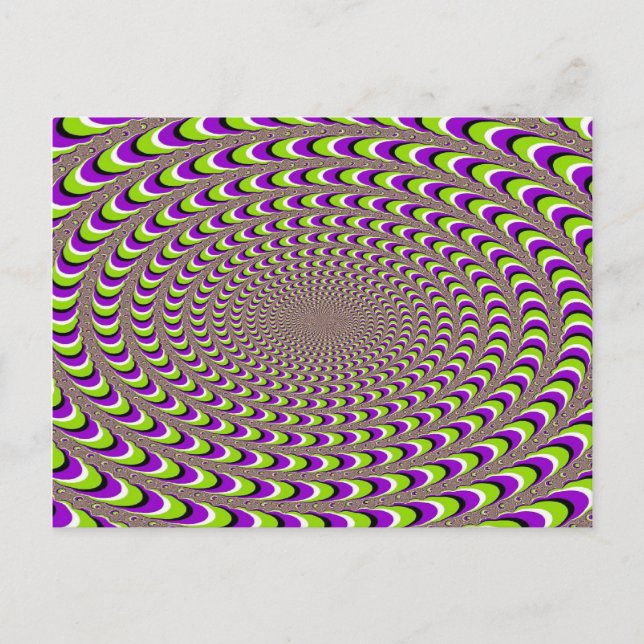Optisk Illusion Vykort (Framsida)