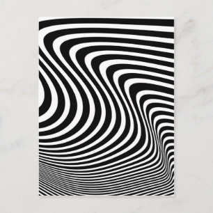 Optisk Illusion Vykort