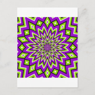 Optisk Illusion Vykort