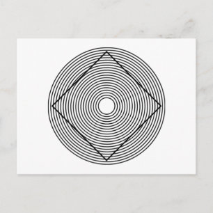 Optisk Illusion Vykort