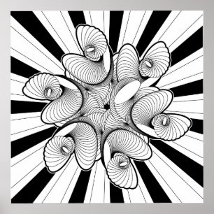 Optisk illusionaffisch (från $11,95) poster
