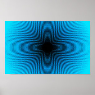 Optisk illusionaffisch poster