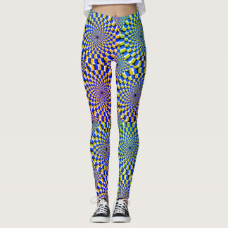 optisk illusiondamasker leggings