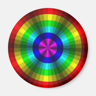 Optisk illusionregnbågemagnet magnet