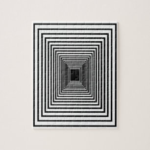 Optisk Illusionsbefruktning Pussel