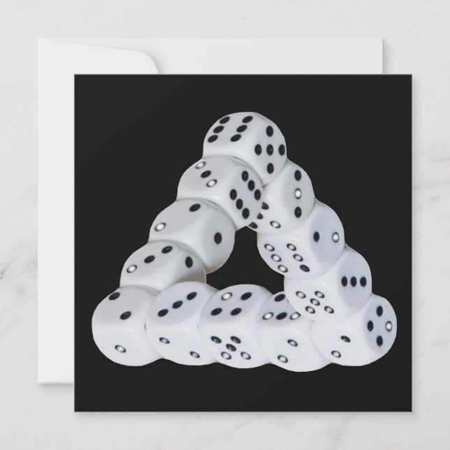 Optisk illusionsgrad kort (Framsida)