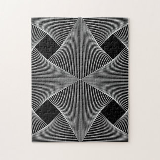 Optisk illusionsgrafik för vektor som blåser i mit pussel