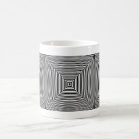Optisk Illusionskaffe Mugg