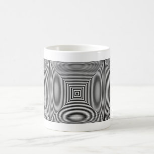 Optisk Illusionskaffe Mugg
