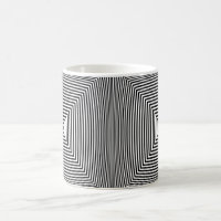 Optisk Illusionskaffe Mugg