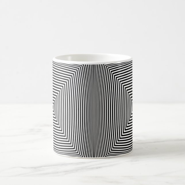 Optisk Illusionskaffe Mugg (Center)