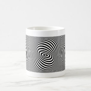 Optisk Illusionskaffe Mugg