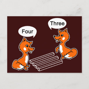 Optisk illusionstrick vykort