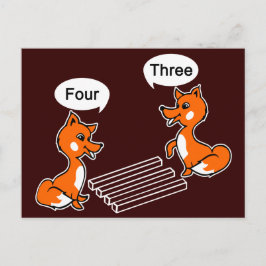 Optisk illusionstrick vykort