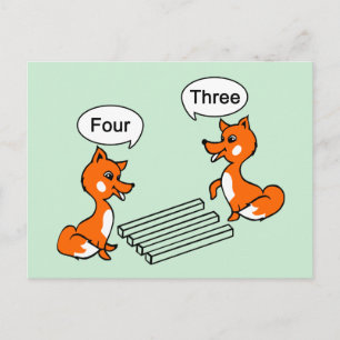 Optisk illusionstrick vykort