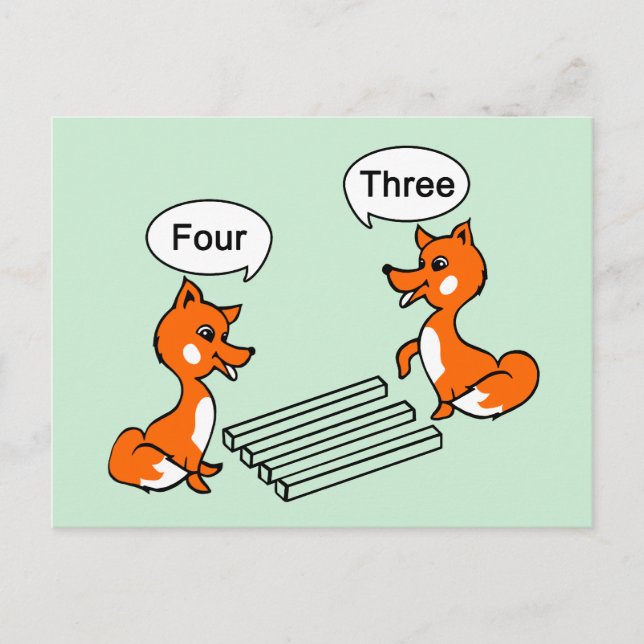 Optisk illusionstrick vykort (Framsida)