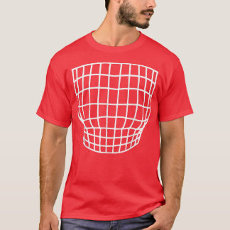 Optisk illustration av Witty Grid-rutnät med först T Shirt