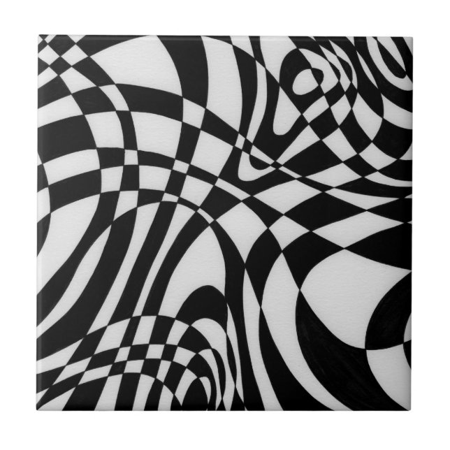 Optisk nummer 1 av Michael Moffa Kakelplatta (Framsidan)