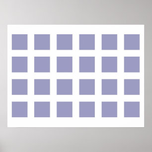 Optisk skymning av ljuskänspunkter Ljusblå vit Poster