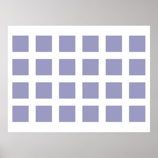 Optisk skymning av ljuskänspunkter Ljusblå vit Poster (Framsidan)