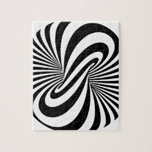 Optisk spiral för illusion 3D Pussel