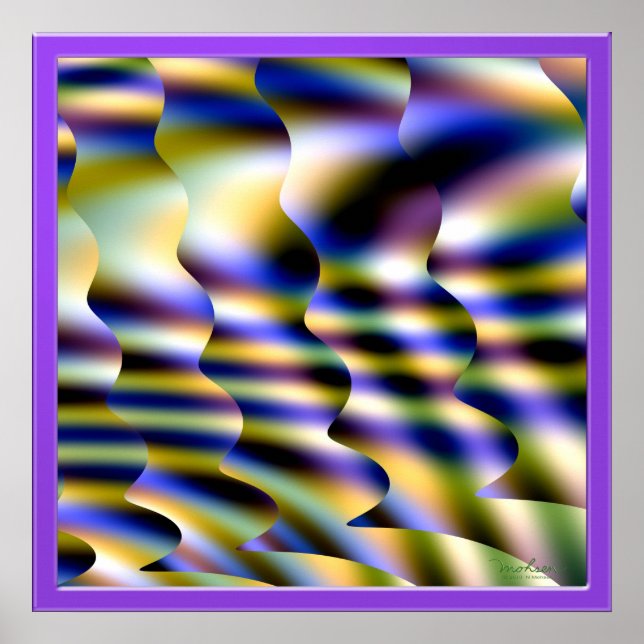 Optisk transcendental Meditation Poster (Framsidan)