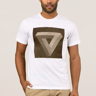Optiska ändringar - den omöjliga triangeln tee shirt
